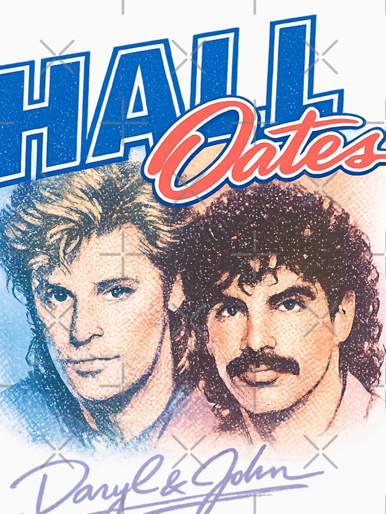 Hall & Oates Retro Pop Duo Tribute Design by TheArtOfCar