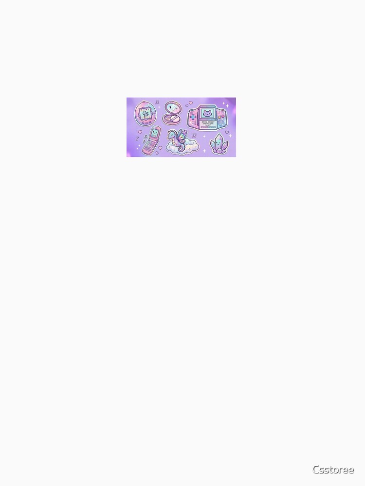 Y2K Nostalgia & Pastel Aesthetic Digital Sticker Set by Csstoree