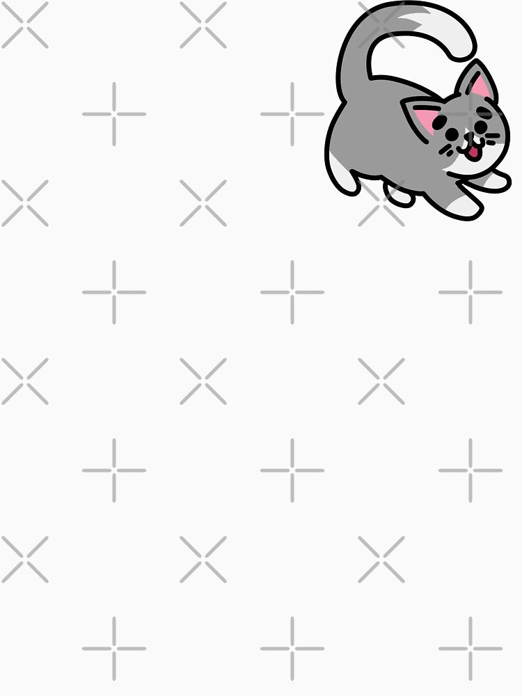 Happy Cat_Gray by CalmSketch Art