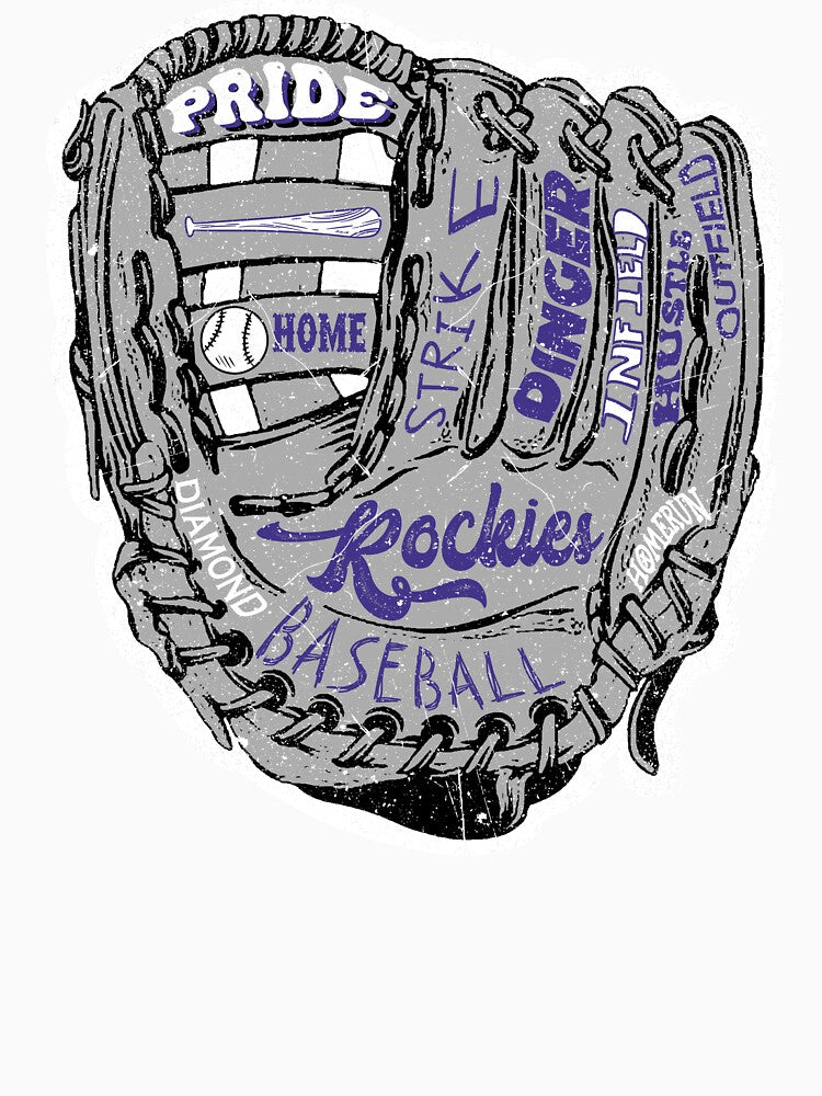 Rockies Baseball Glove by JSelfdesigns80