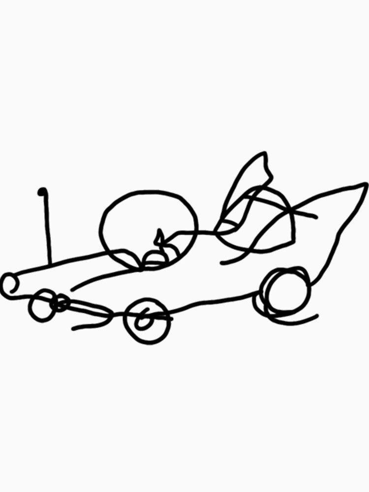 Simpson car sketch by ThreadAliv