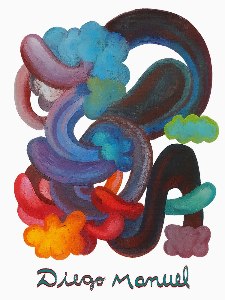 Clouds, tongues and rainbows  2025 by Diego Manuel Rodriguez