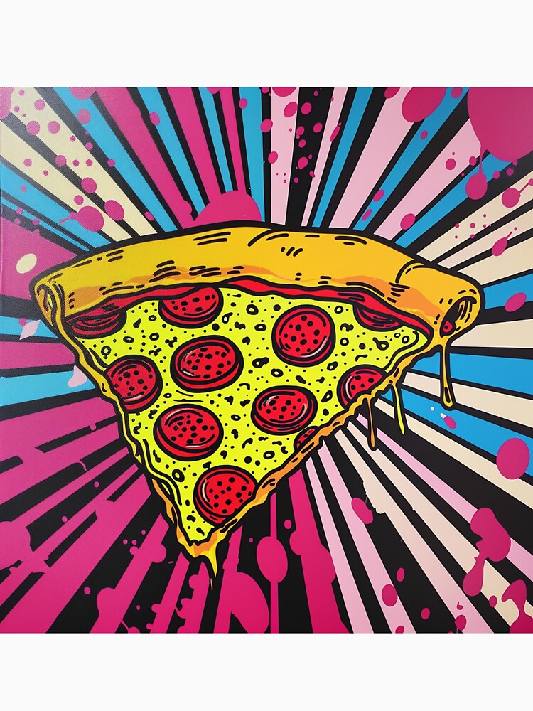 Pizza Pop Art 1 by AstroRisq