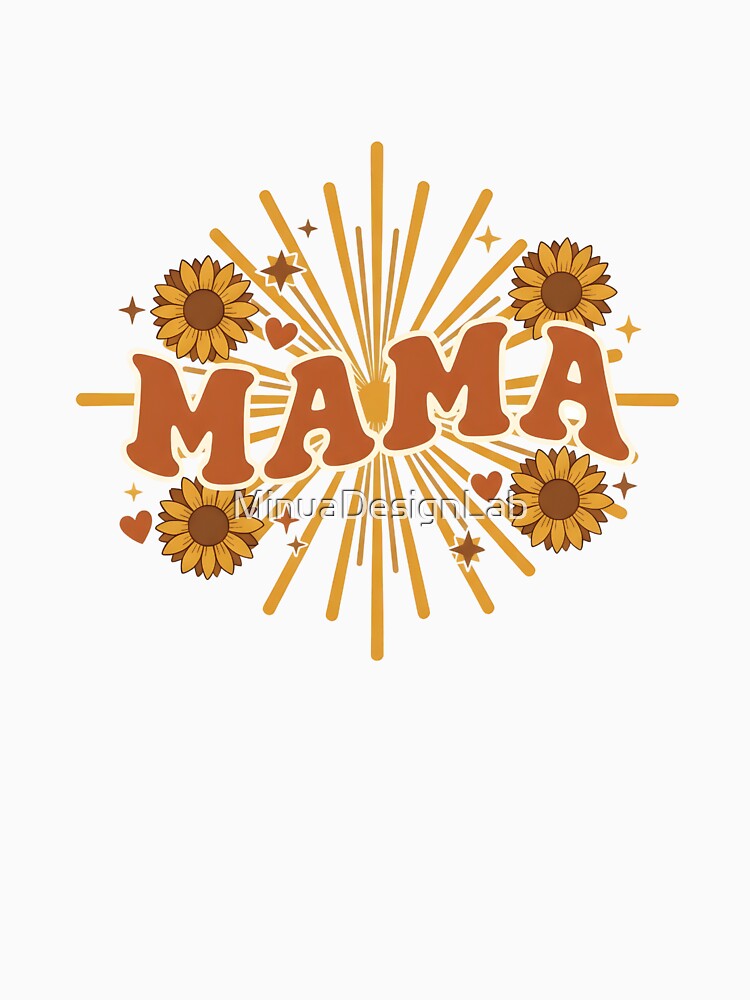 RETRO GROOVY MAMA · Mom Life by MinuaDesignLab