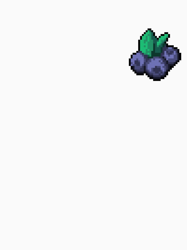 Pixel Blueberry - pixel food art by LittleFoodShop