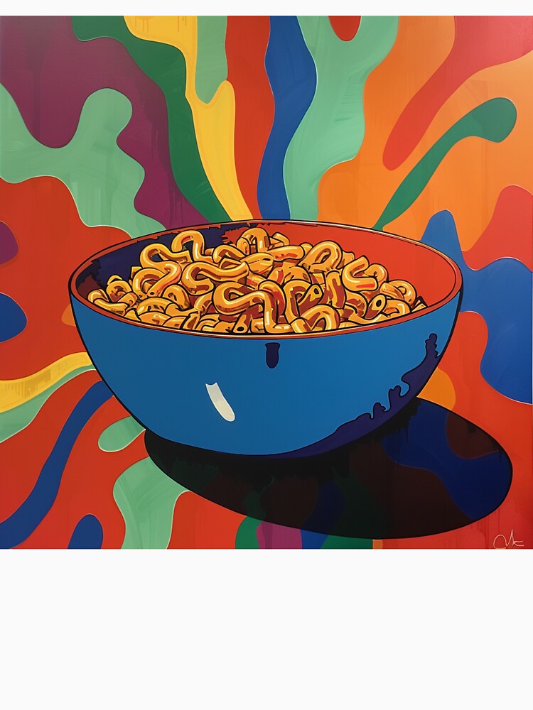 Macaroni Pasta Pop Art 2 by AstroRisq