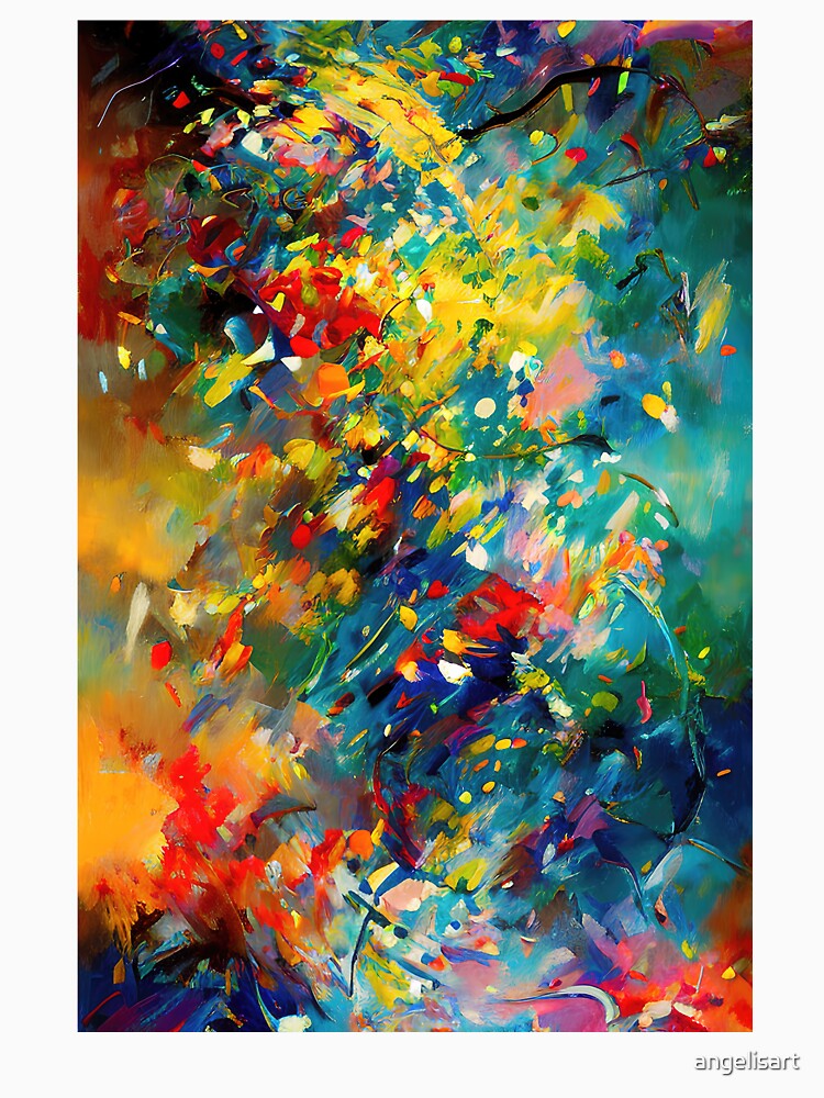 Modern abstract Art No9 by angelisart