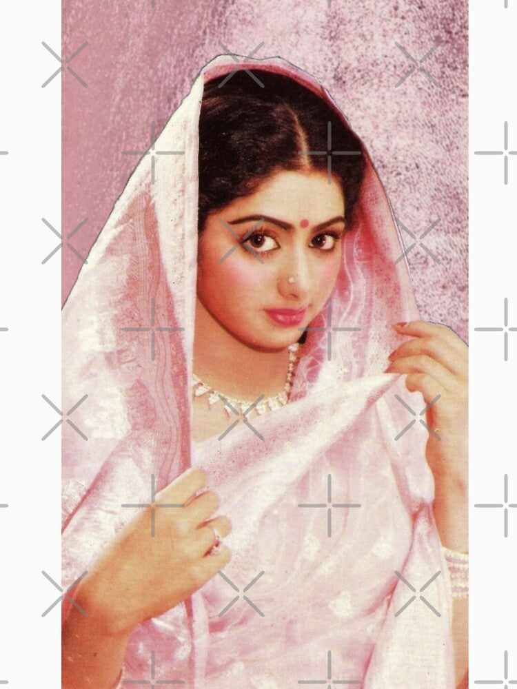 Sridevi in pink by A.  Rosette