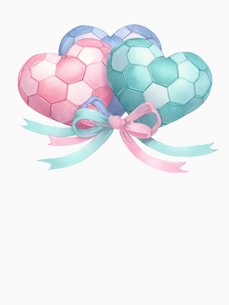 Soccer Heart Balloons by vividdigits