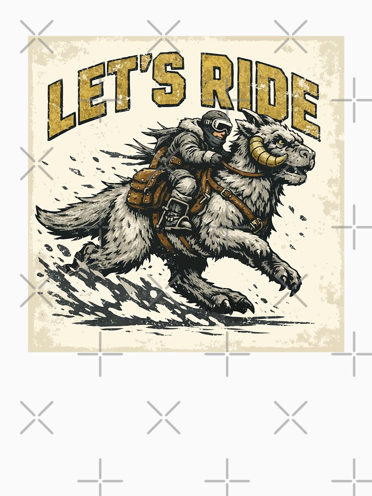 Tauntaun Rider Fan Art – Let's Ride by furrydrool