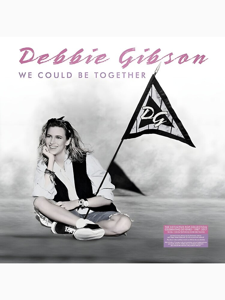 Debbie Gibson Vintage Black and White Portrait by JuniorDavila