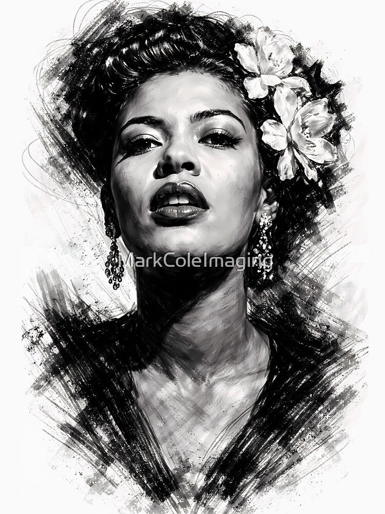 Billie Holiday by MarkColeImaging