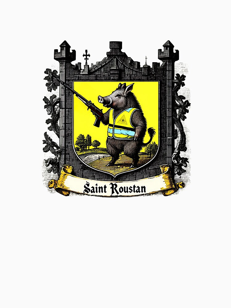 Coat of arms of the village of Saint Roustan by Real Life