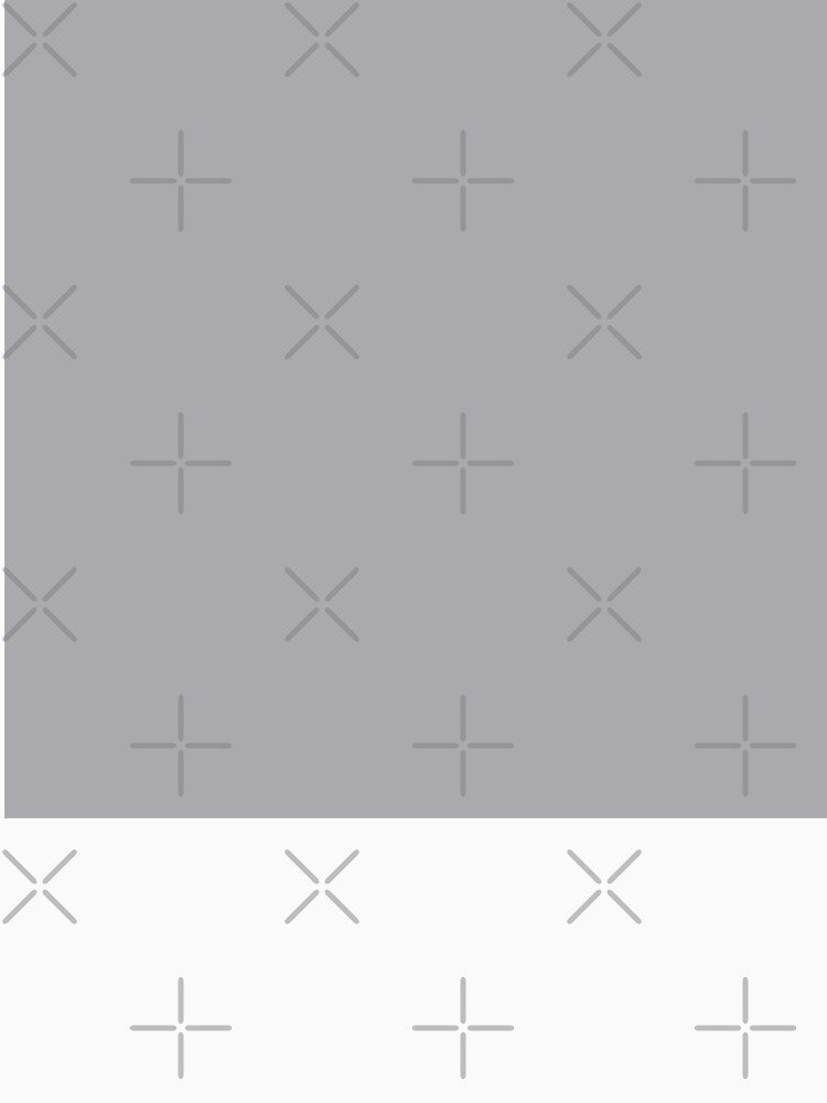 METALLIC SILVER GREY ...Plain...Solid...Block... by RachelMacht