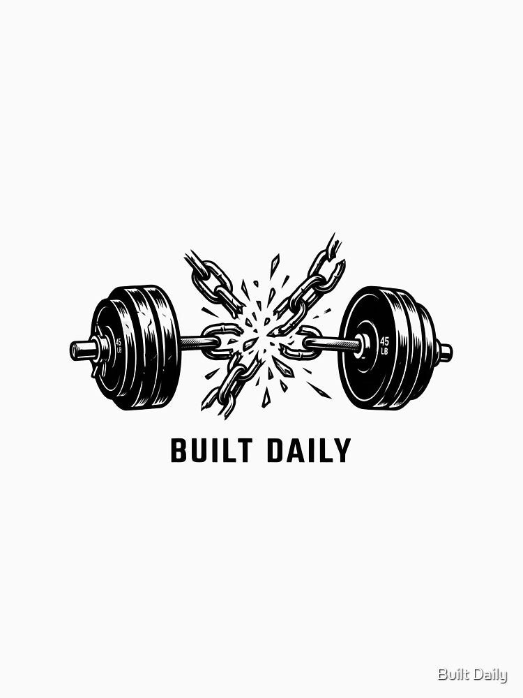 Break Your Limits Barbell Fitness Graphic by Built Daily