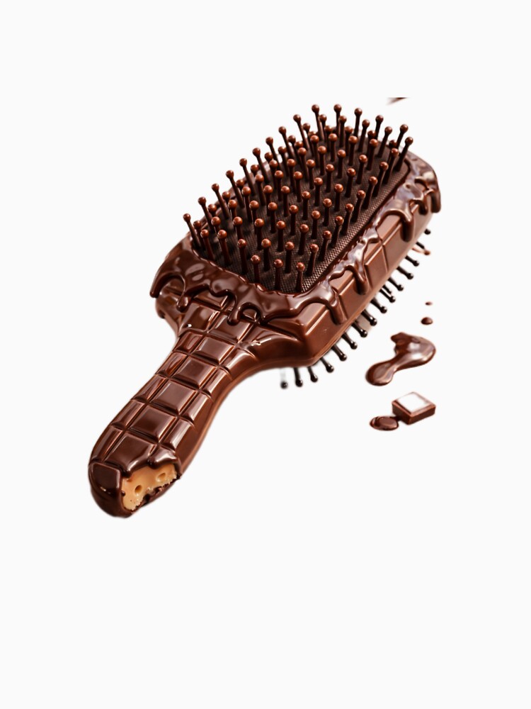 Decadent Chocolate Hair Brush Design by HedayatDesign