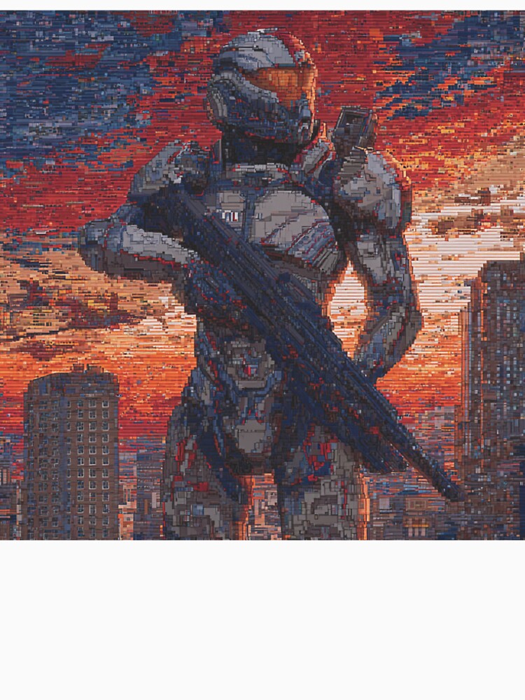 Pixel Galactic Vanguard – Retro Space Opera Artwork by Pixel8Prints