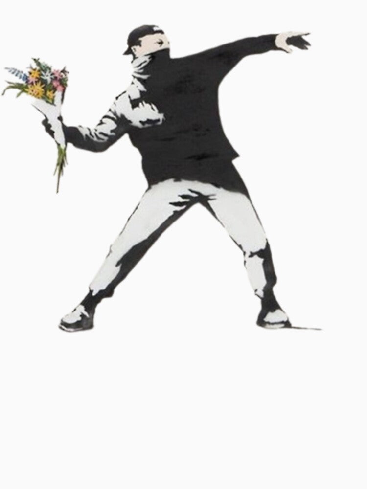 Banksy- Rage Flower by Adbor-Tb