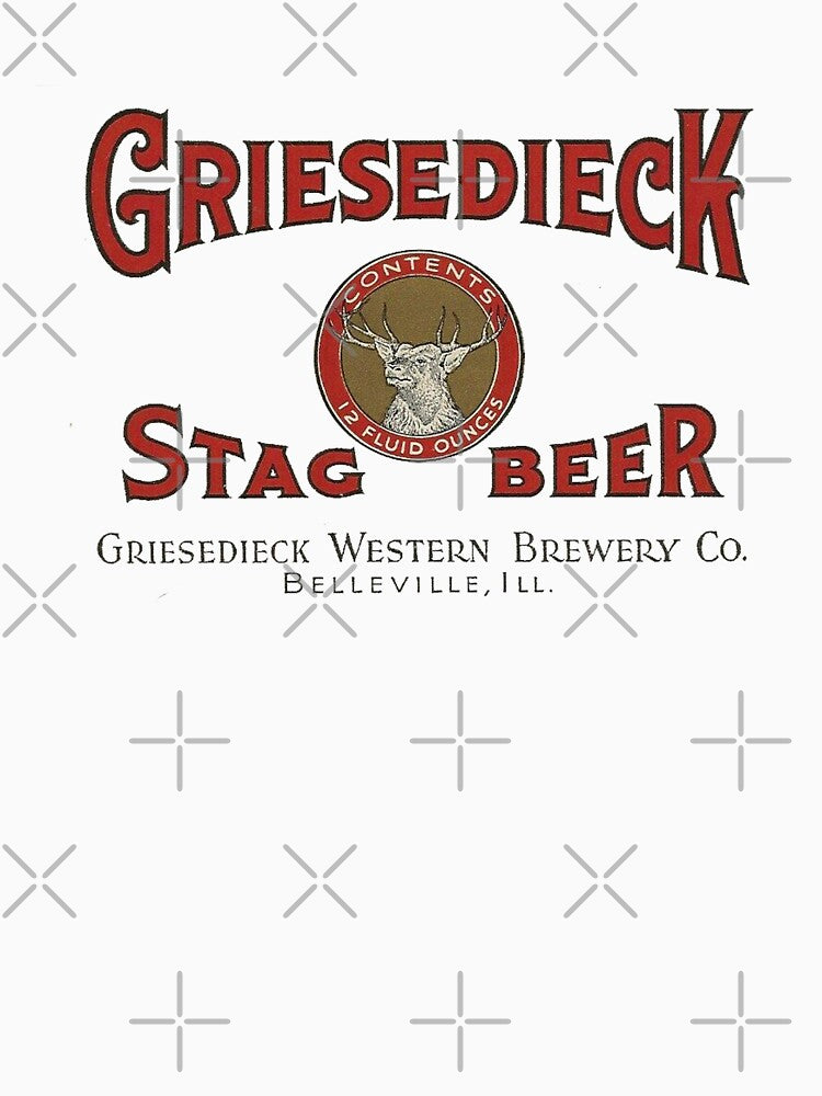 Vintage Griesedieck Stag Beer - Griesedieck Western Brewery Co. - Belleville, Illinois by QuayTradingCo