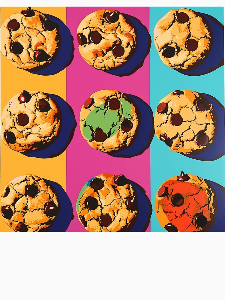 Chocolate Chip Cookies Pop Art 12 by AstroRisq