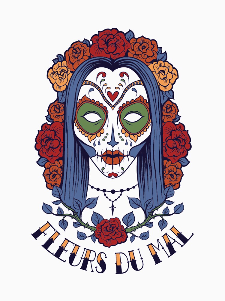 Fleurs de mal, flowers of evil - Awesome goth culture lover Gift by Teenation9