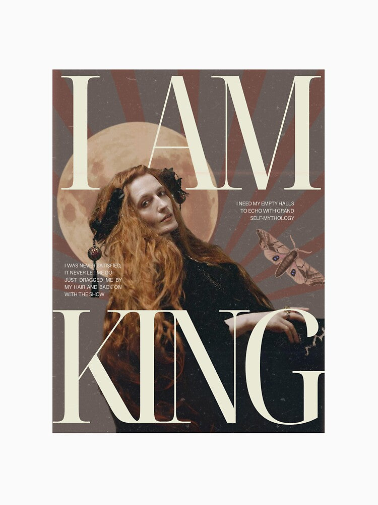 Florence + the Machine King Vintage Scrapbook by Anett Vaysberg