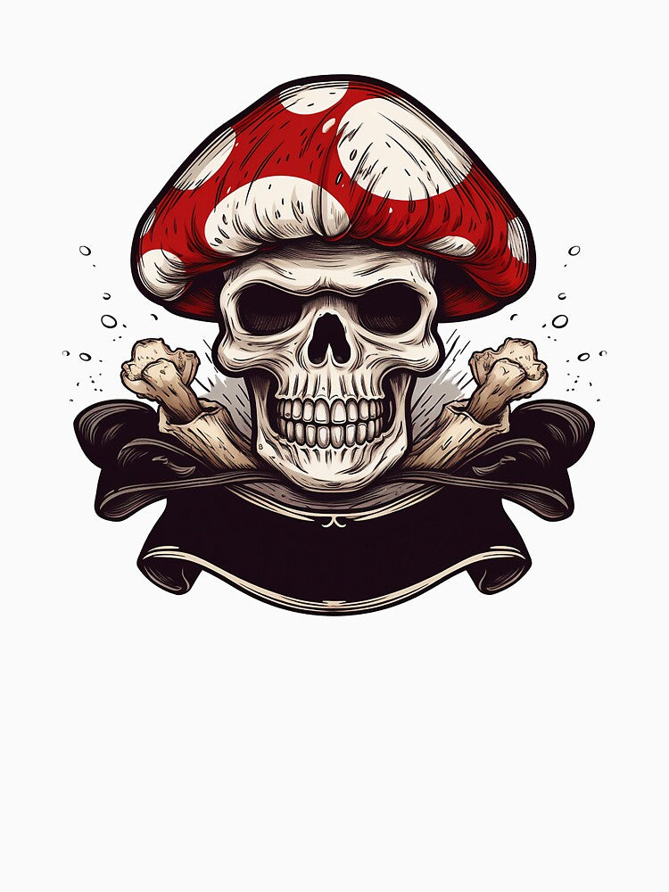mushroom skull head pirate by MYpngShop