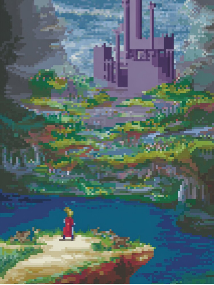 Pixel Quest Chronicles – Retro Fantasy RPG Artwork by Pixel8Prints