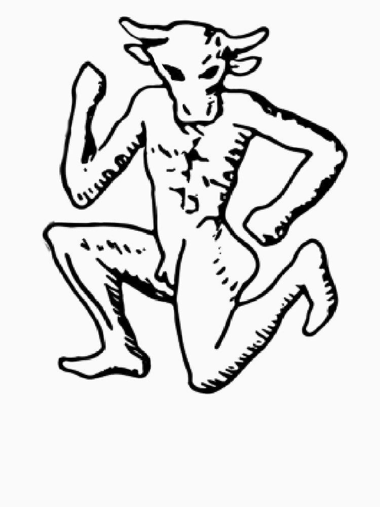 Crete Minotaur from a Coin, Minotaur Carving by HawthorneFlame