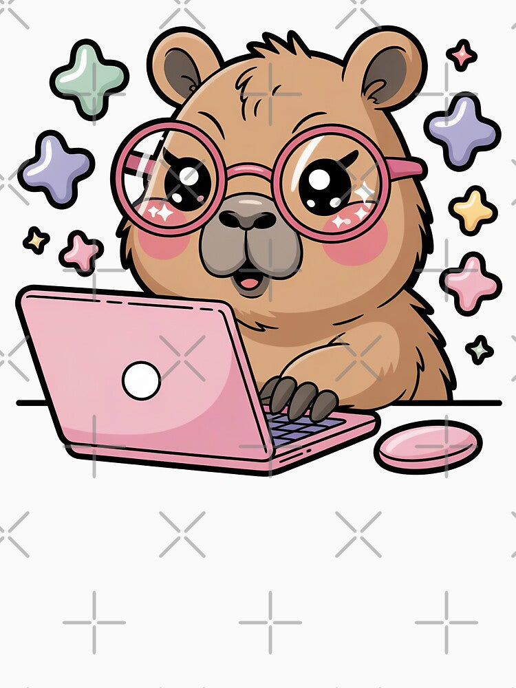 Kawaii Capybara, Capybara Kawaii by graphic-genie