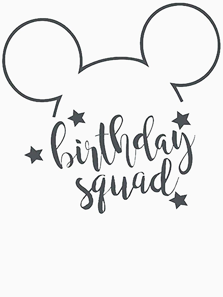 Birthday Squad ,Ears Sublimated, Faded Youth Toddler Family Personalized Shirt Trendy, Hoodie Sweatshirt Custom Gift by JasonPeacei