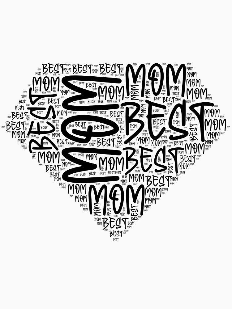 Best Mom Text PNG for Sublimation - Ideal for Personalized Gifts & Crafts by BabydellArt