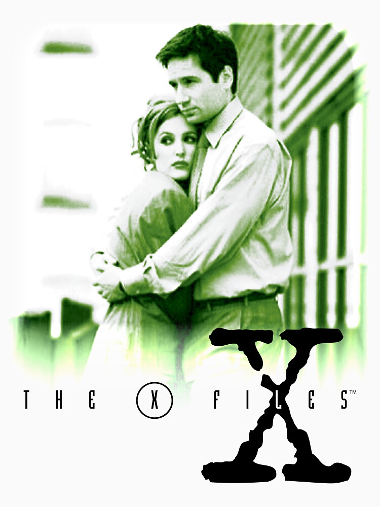 Vintage Style Mulder and Scully Shipper Hug by astroginseng
