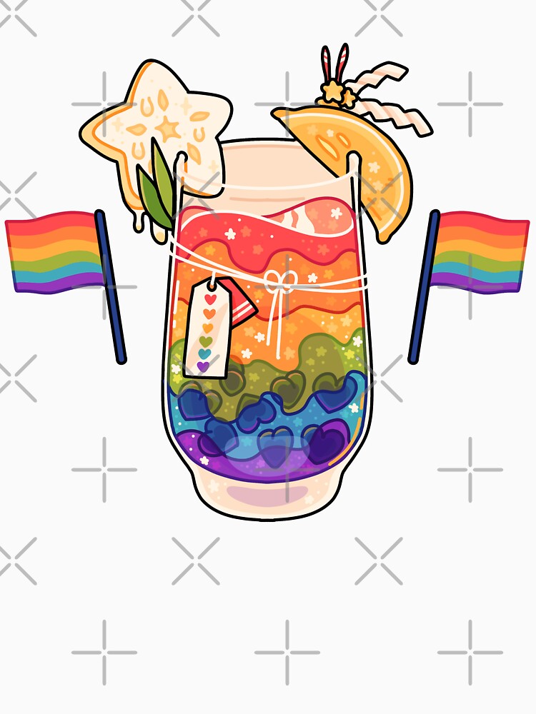 Rainbow pride drink by SilAchan