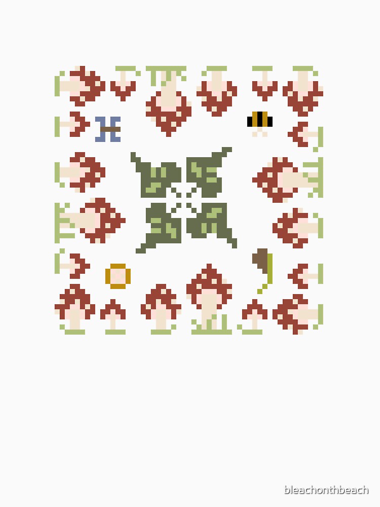 Woodland Square Pixel Art by bleachonthbeach