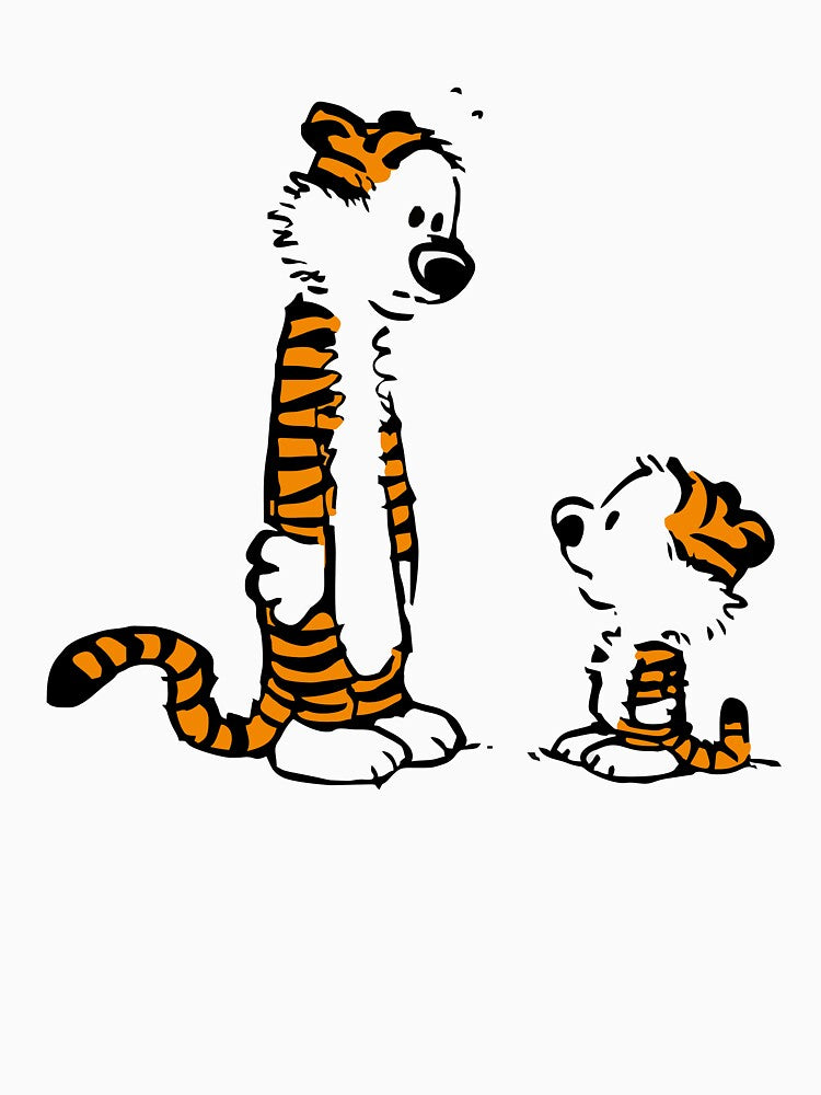 Calvin and Hobbes Comic Strip Duo by rednjikolauj