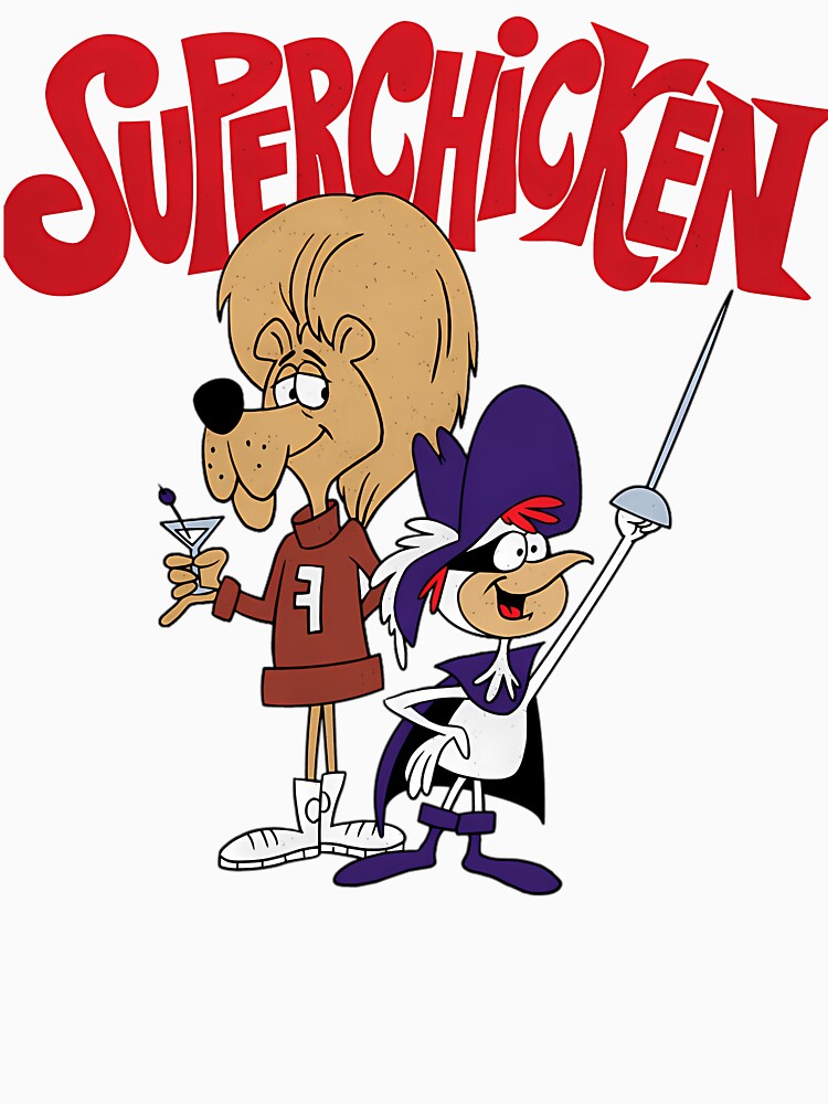 Tri.bute to Jay Ward's Cla.ssic Super Chicken Cartoon with Superchicken and Fred by RobertAndree