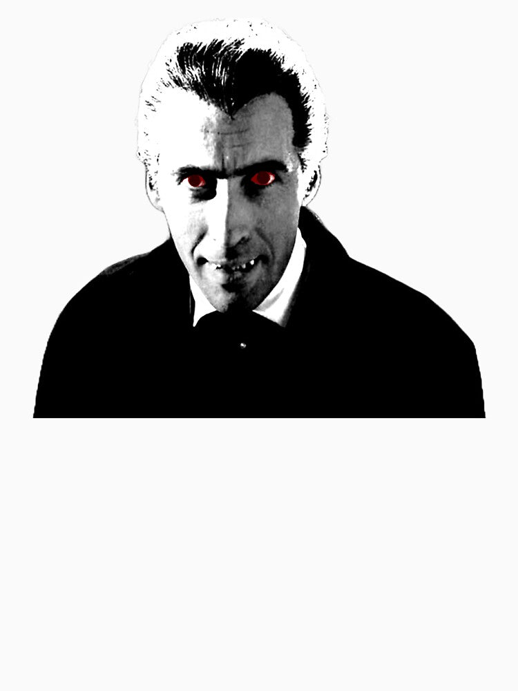 Christoper Lee as Dracula with Red Eyes by TheFiveFive