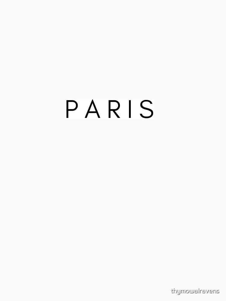 paris by thymowalravens