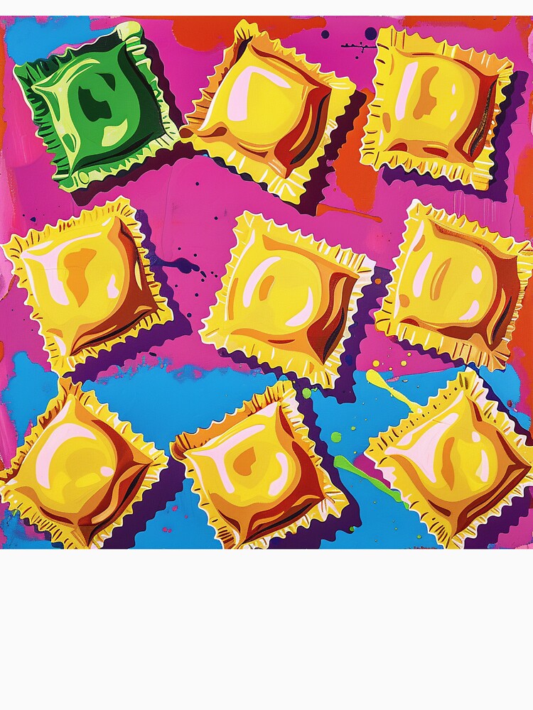 Ravioli Pasta Pop Art 8 by AstroRisq
