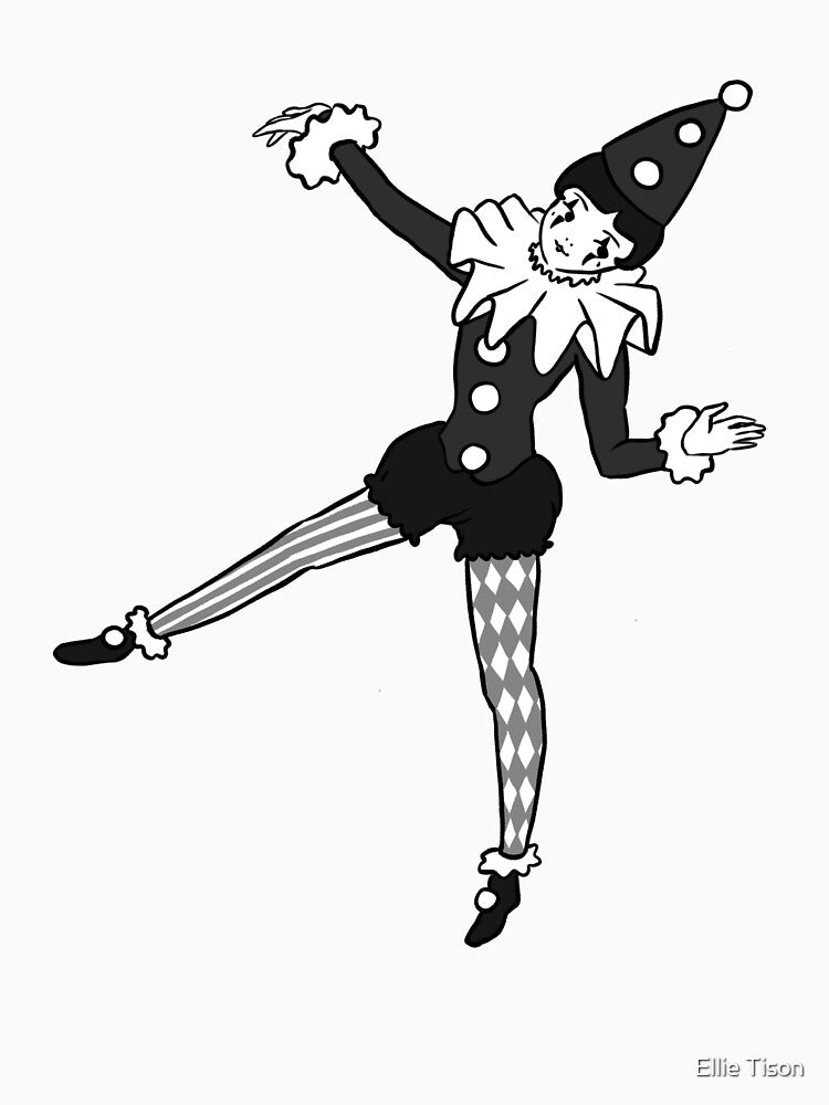 Pierrot Clown by Ellie Tison