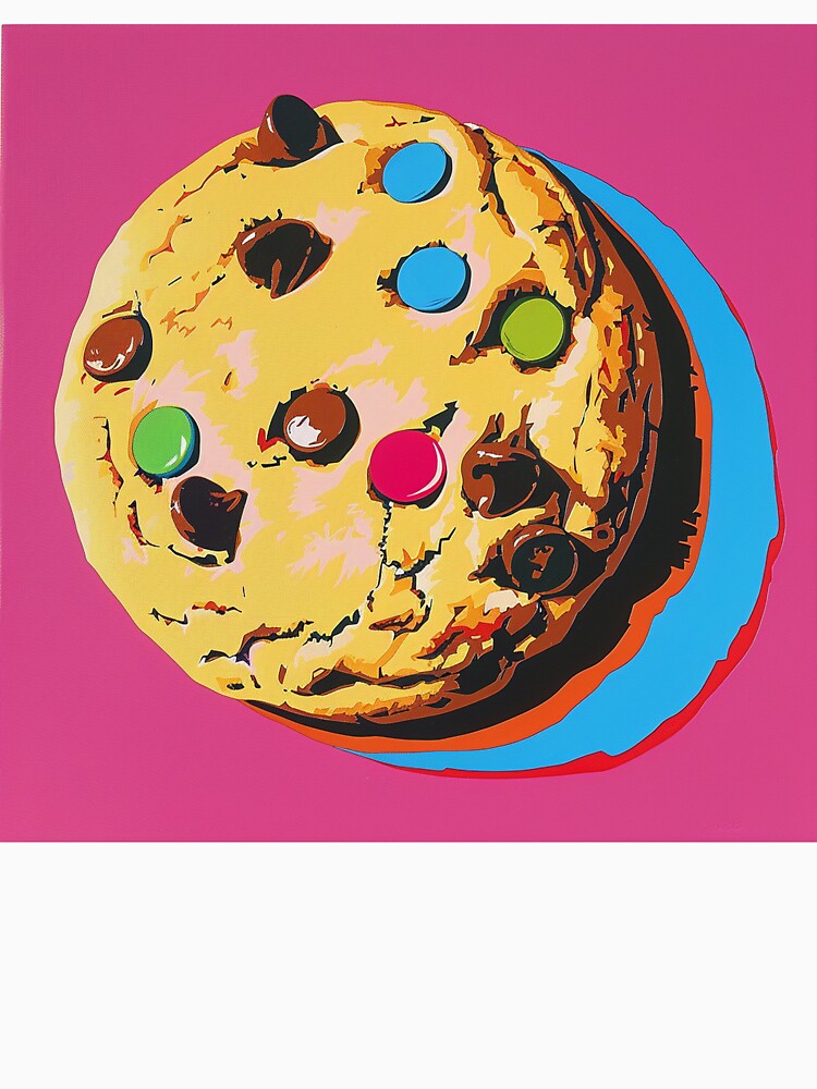 Chocolate Chip Cookie Pop Art 4 by AstroRisq
