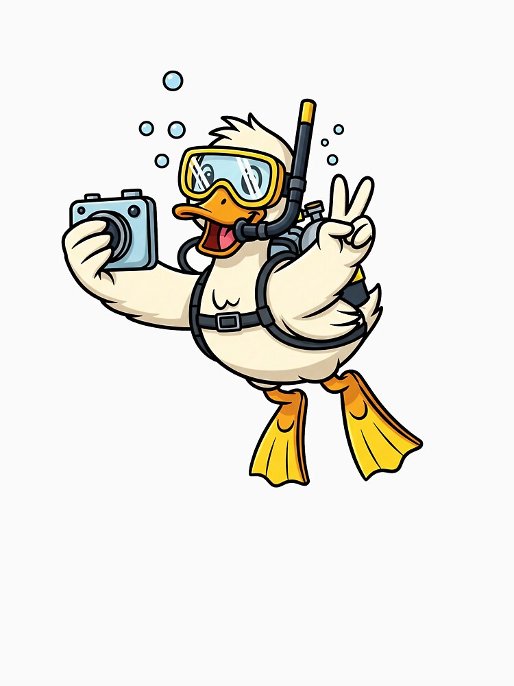 Scuba Selfie Duck – Diving Duck with Underwater Camera by MzulhilmiZam