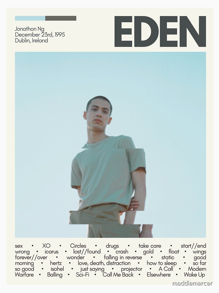 EDEN Mid Century Modern Poster Print by maddiemercer