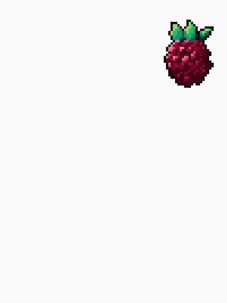 Pixel Raspberry - pixel food art by LittleFoodShop
