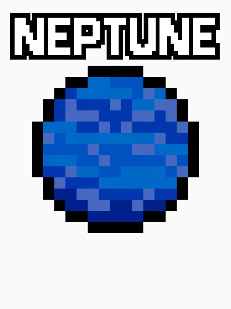 Pixel Art Neptune by E-engineering