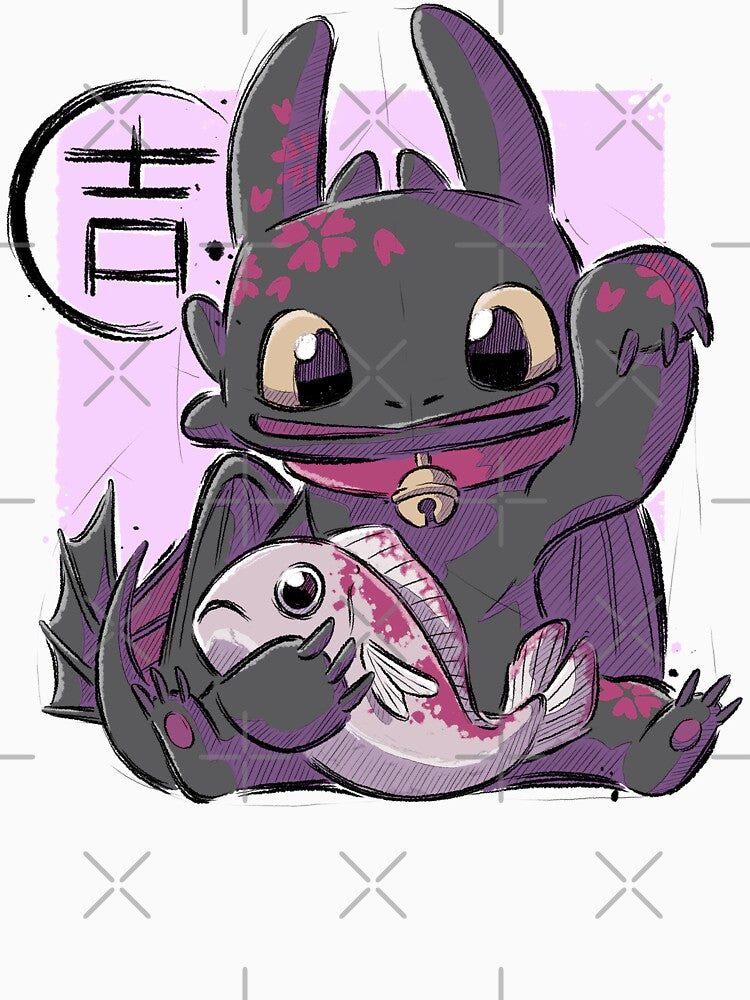 Maneki Toothless by xMorfina