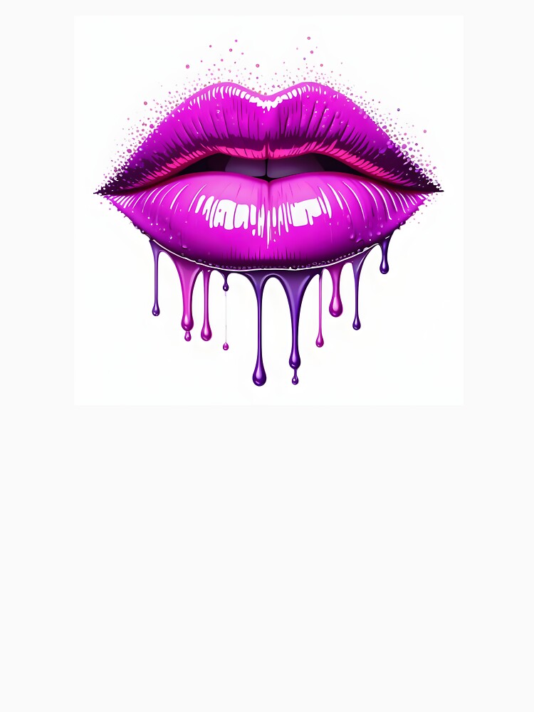 Dripping lips by Sadia  Jannat