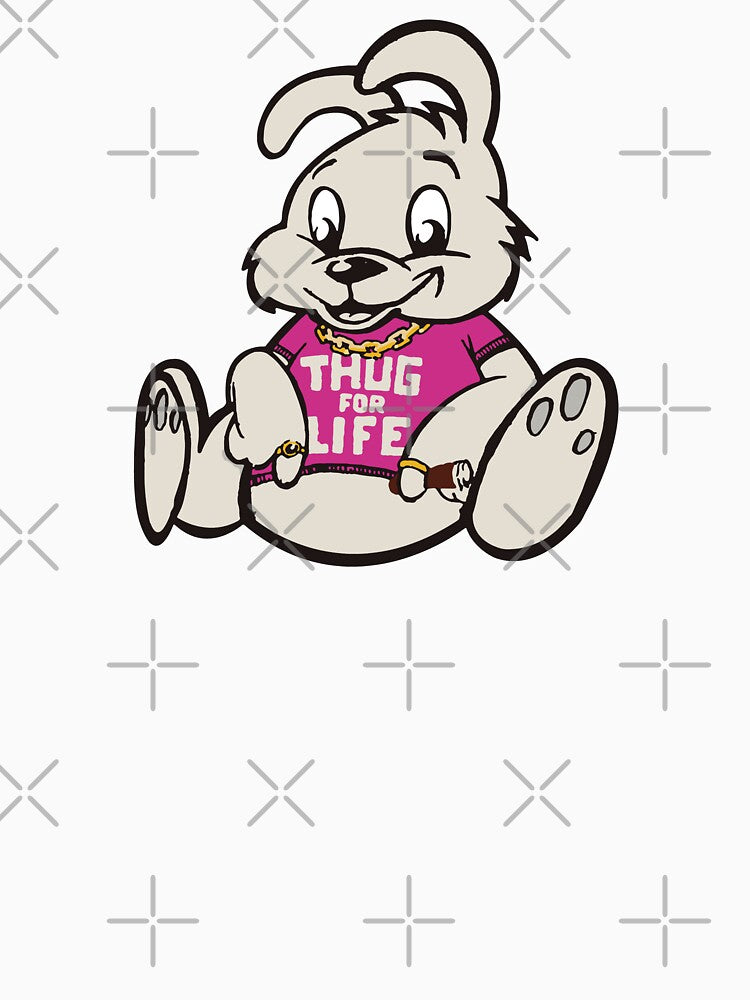 Thug Bunny - Banksy Thug For Life Rabbit by WE-ARE-BANKSY