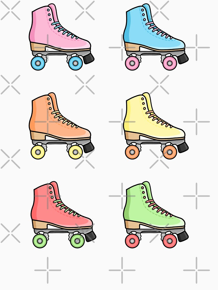 Cute Colorful Roller Skates by DimensionC169